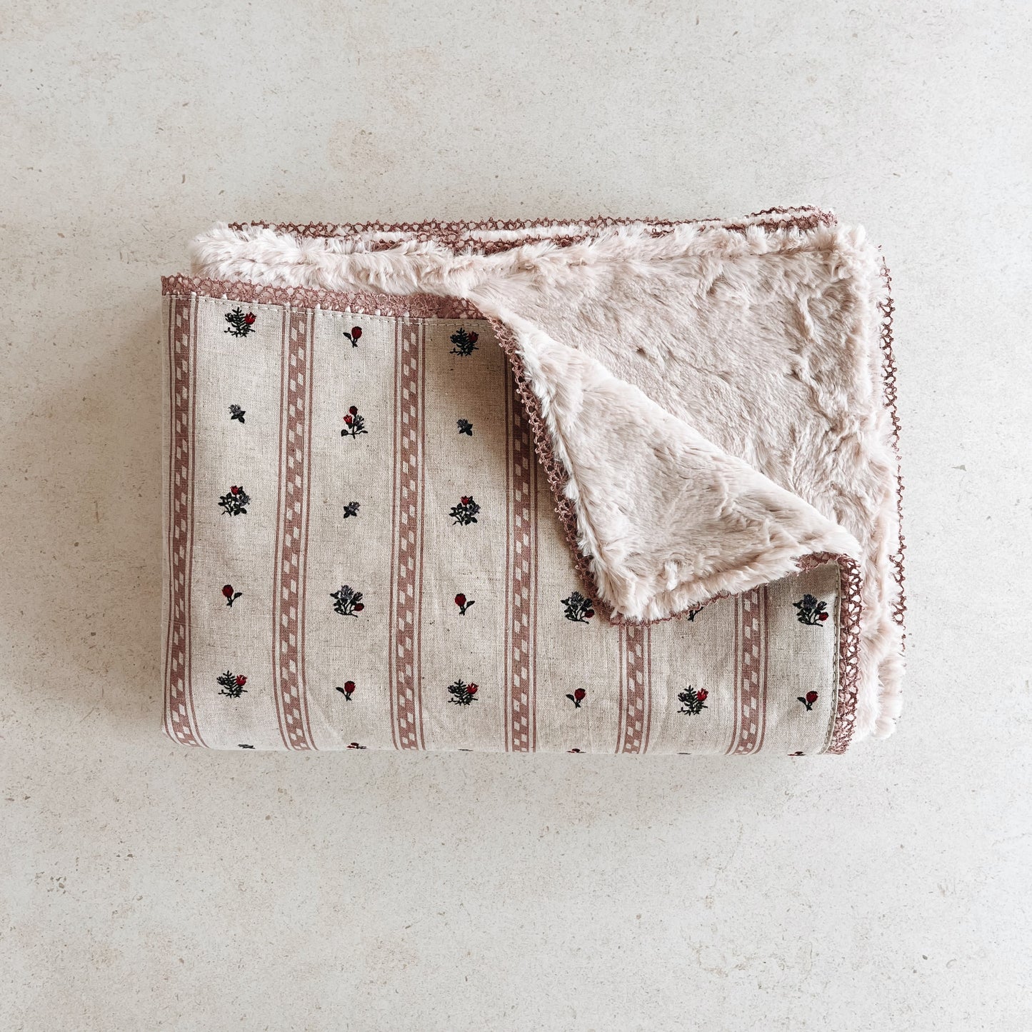 Couverture minky Newcastel