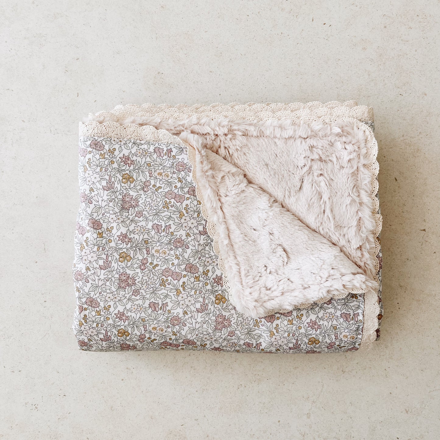Couverture minky Vienne