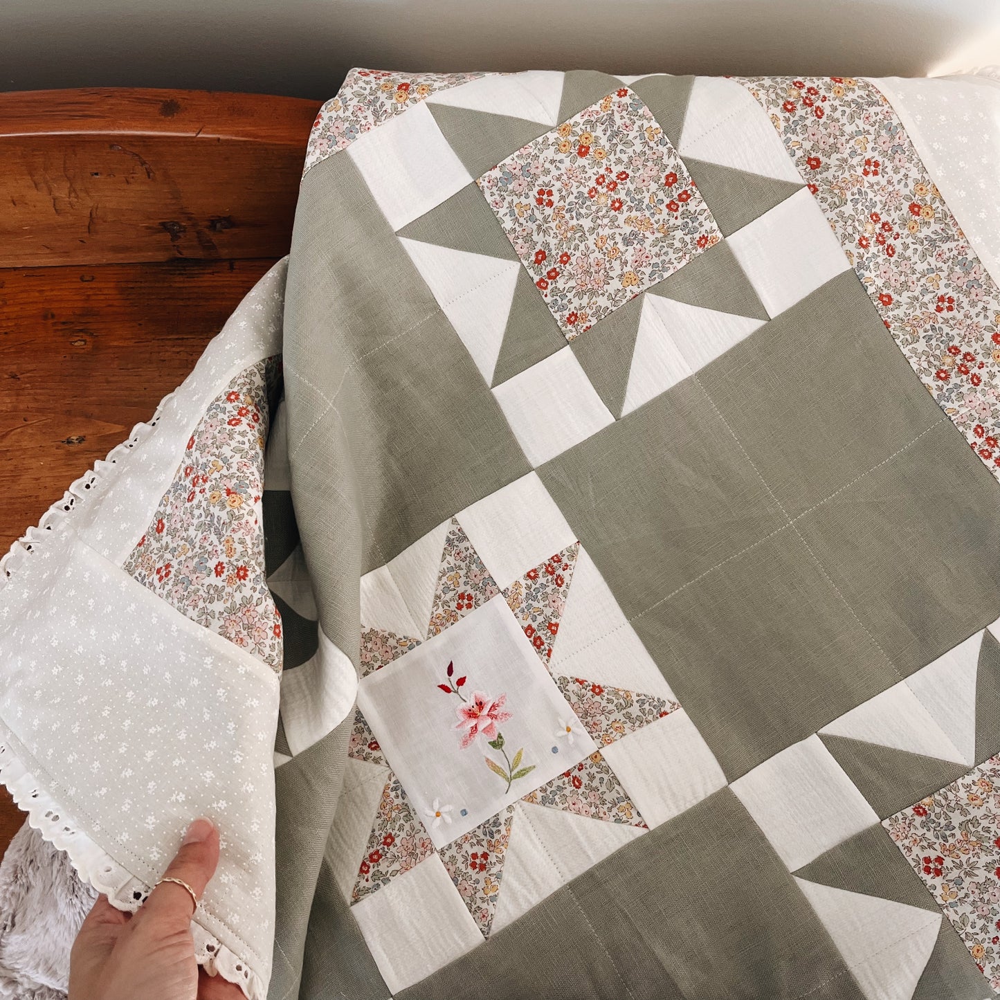 Couverture minky Patchwork