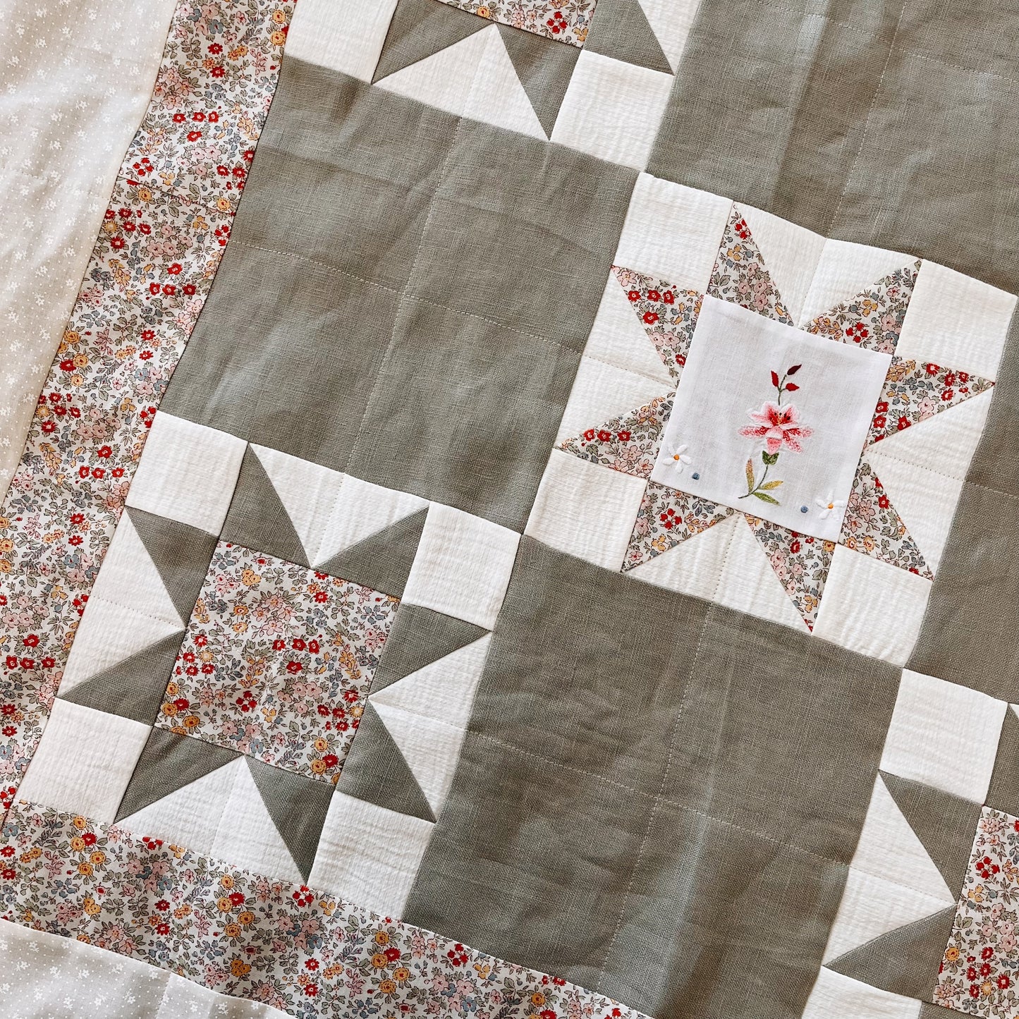 Couverture minky Patchwork