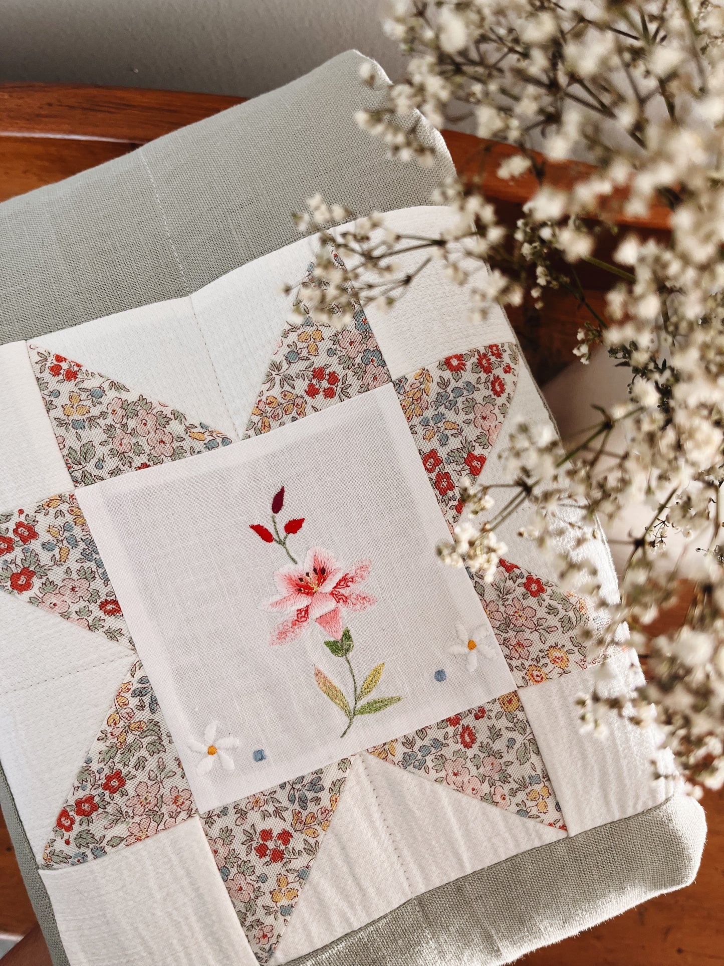 Couverture minky Patchwork