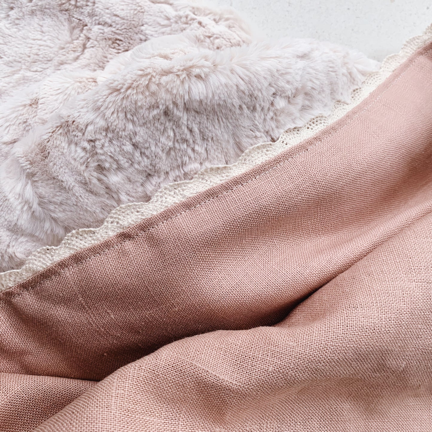 Couverture minky/lin Naples