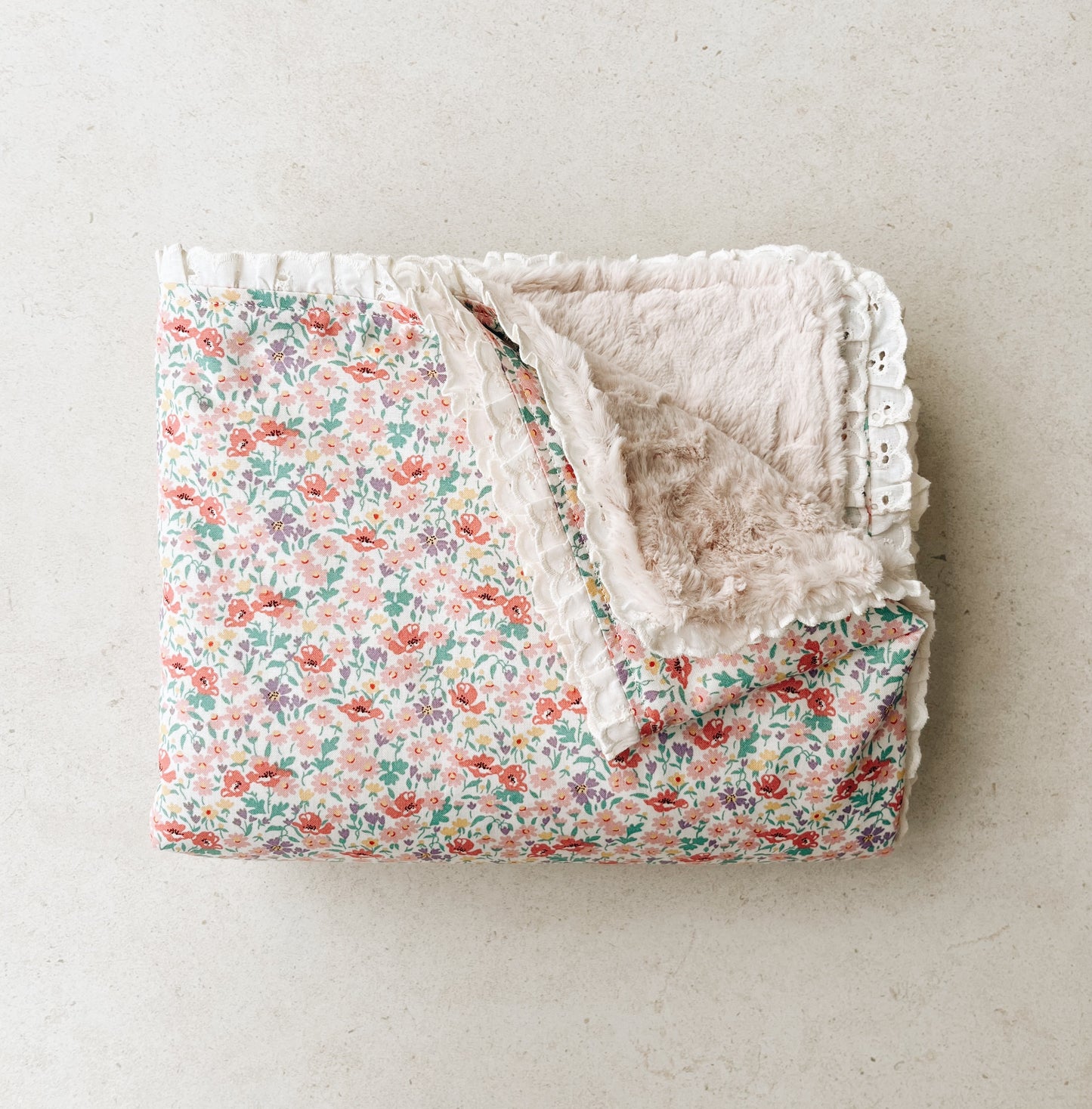 Couverture minky Delft