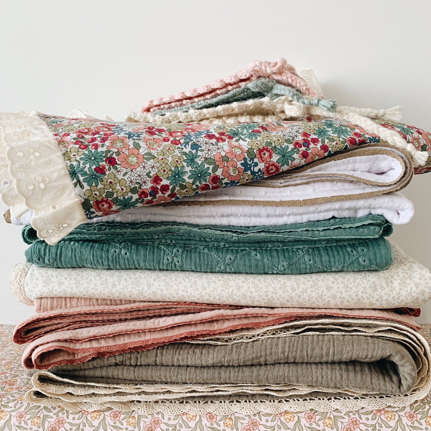 Couverture minky dentelle Kiev