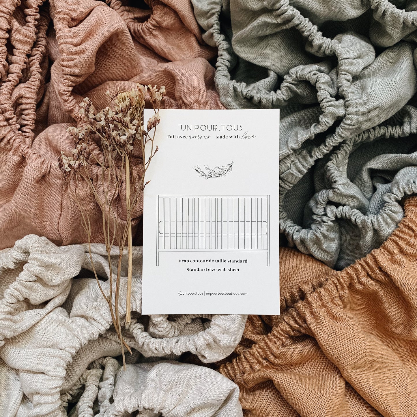 Drap contour en lin Milan