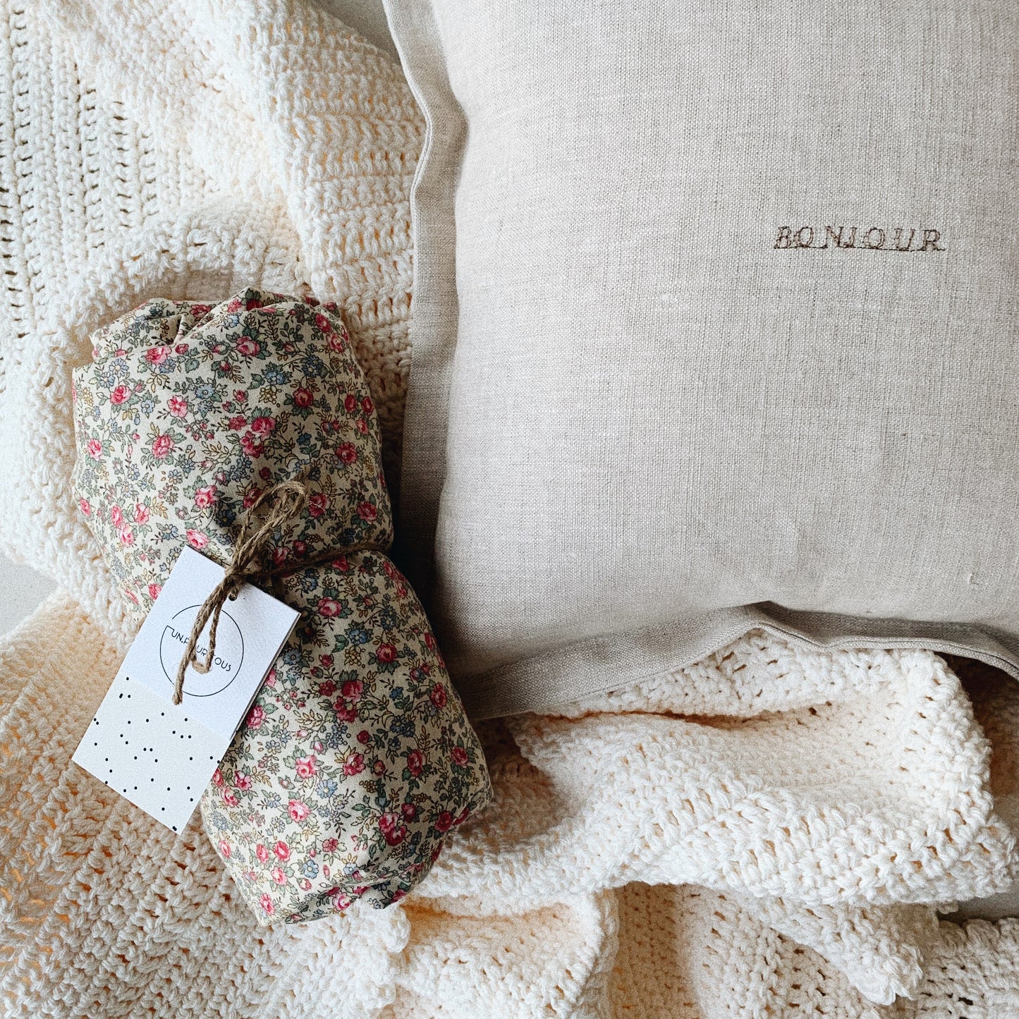 Couverture crocheté à la main