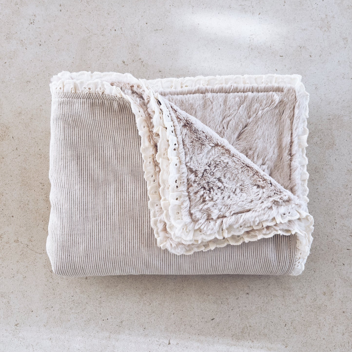 Couverture minky Split