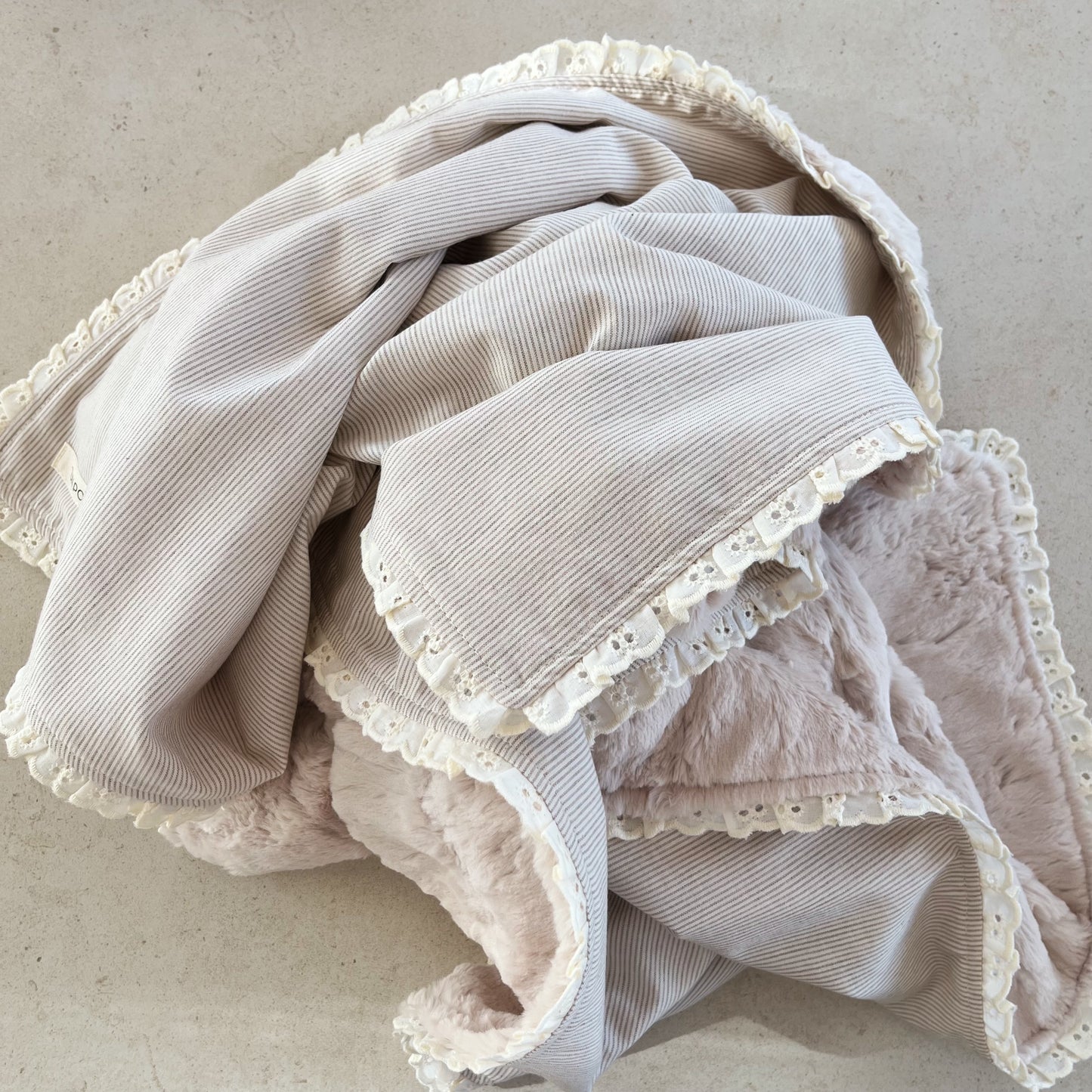 Couverture minky Split