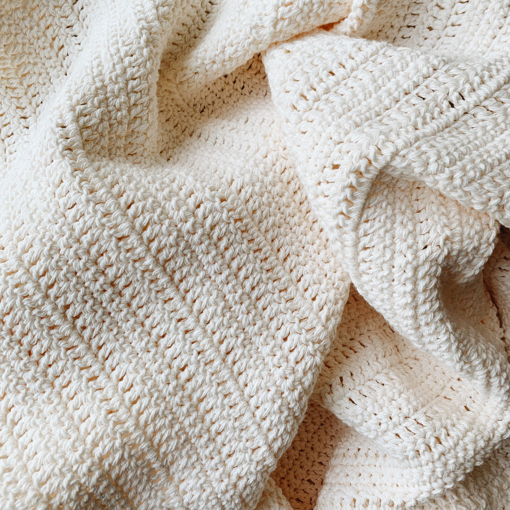 Couverture crocheté à la main