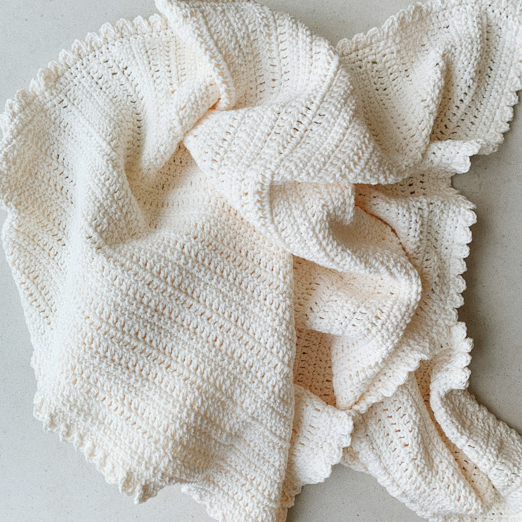 Couverture crocheté à la main